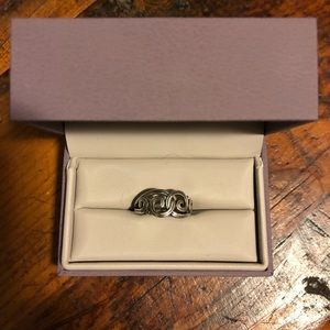 James Avery swirl ring size 7